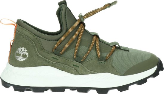 Timberland Brooklyn heren lage sneaker - Khaki - Maat 43 | bol.com