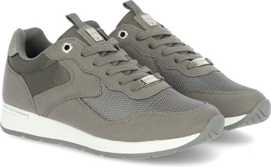 Mexx Eliane Sneakers - Maat 40 - Vrouwen - grijs/zilver | bol.com