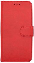 Luxe hoge kwaliteit PU leren bookcase voor Apple iPhone 11 -  PU Leren Portemonnee Hoesje - PU Leather Wallet Case - Book Case - Flip Cover - Klap Hoes - Rood