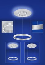 TELDA Hanglamp LED 1x80W/7500lm Zilver