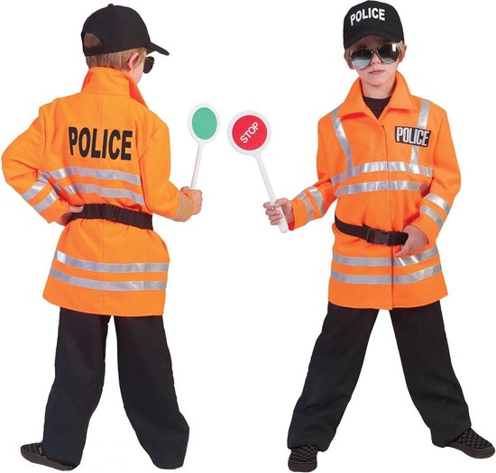 Politie & Detective Kostuum | Neon Politie | | | Carnaval kostuum | Verkleedkleding