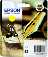 Epson 16 (T1624) - Inktcartridge  / Geel