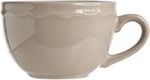 Cosy en Trendy Juliet Taupe Tas  26cl d10cm Aardewerk - (Set van 12) En Yourkitchen E-kookboek - Heerlijke Smulrecepten