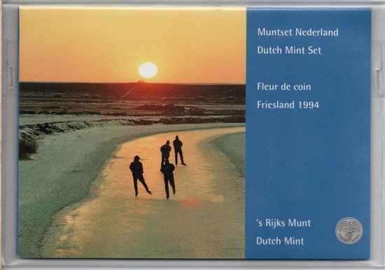 Thumbnail van een extra afbeelding van het spel Nederland Jaarset Munten 1994 FDC - Friesland