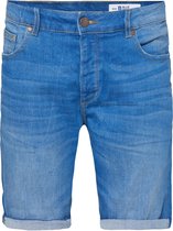 WE Fashion Heren regular fit denimshort - Maat W33