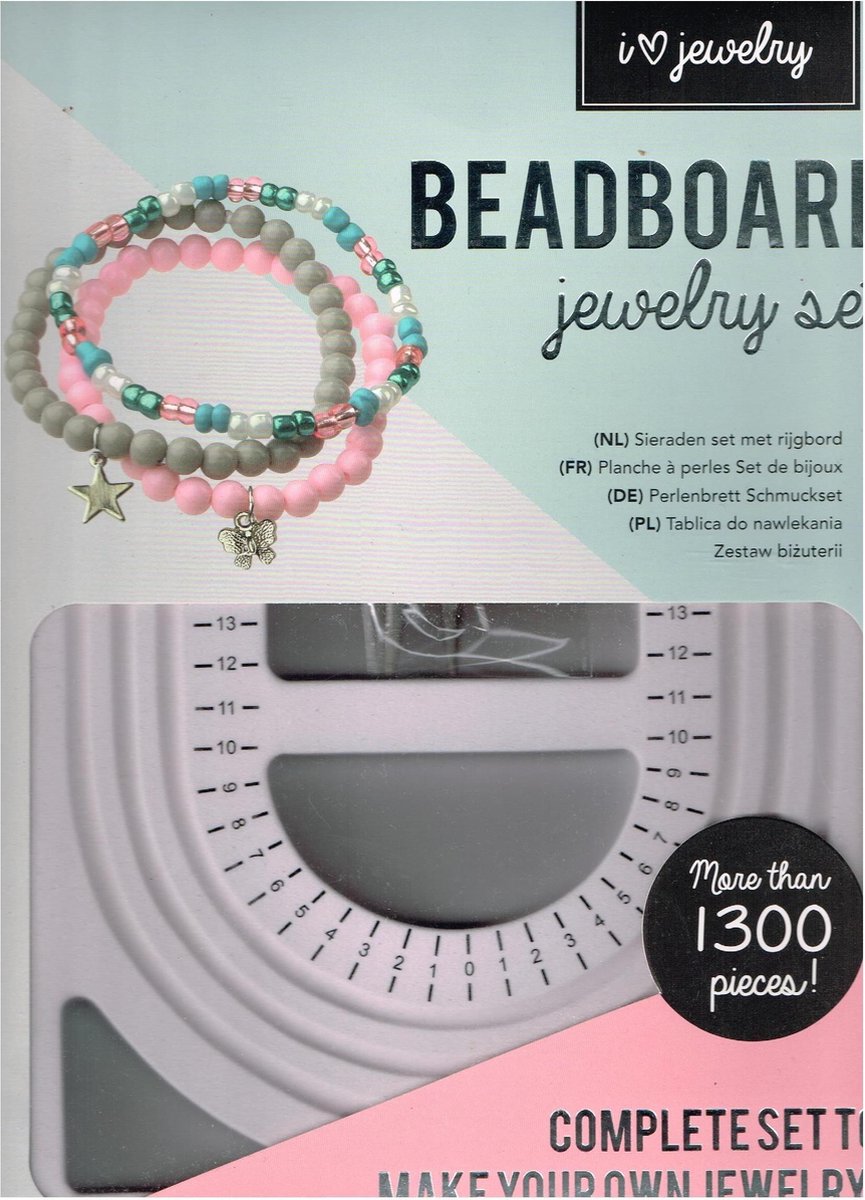 sieradenset met rijkoord/ jewelry set beadboard make your own jewelry |  bol.com