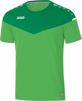 Jako Champ 2.0 Sportshirt - Maat 164  - Unisex - licht groen/groen