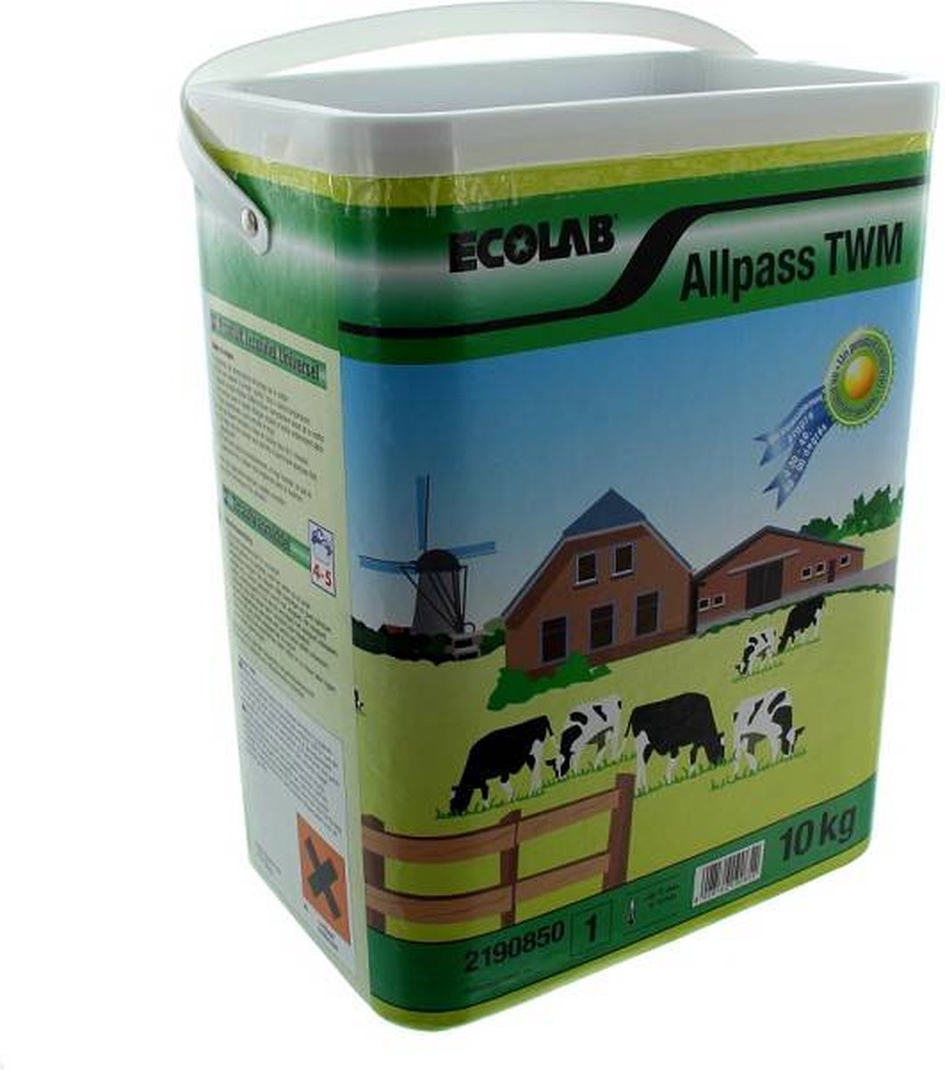 Goedkoopste EcoLab AllPass Totaalwasmiddel P3 10KG
