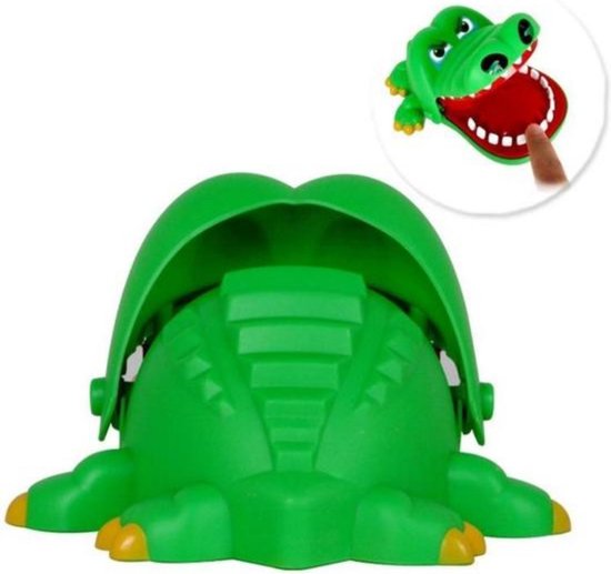 Krokodillenspel, klein Croco Doc spel, speelgoed, krokodillentanden, actie-behendigheid voor familiespel, test je geluk, voor kinderen, familiespel, feestspel