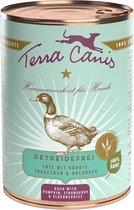 Terra Canis - Graanvrij Menu - Eend - 1x400gr - met aardbei