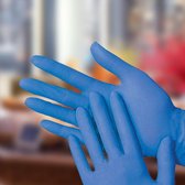 Nitrile wegwerp handschoenen 100 stuks Blauw M