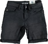 Garcia lazlo raw black zacht sweat denim stretch short - Maat 128