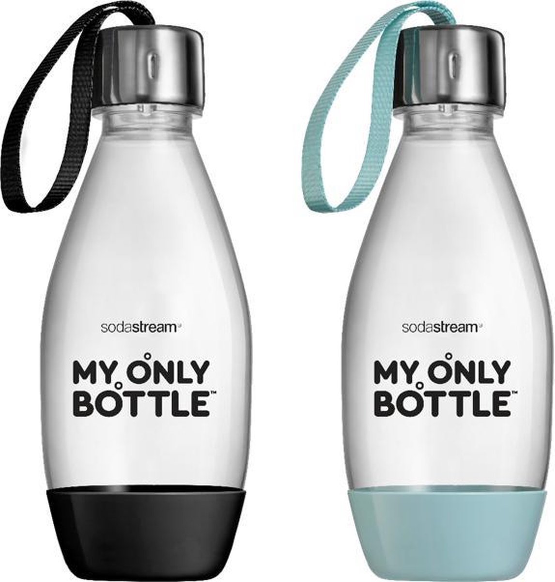 SodaStream My Only Bottles Duopack - Met draagkoordje - 0,5L - 2 flessen