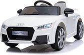 Kinderauto - Elektrische auto "Audi TT RS" - licentie -Rubberband Leer Bekleding