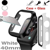 Saliseal Screenprotector Apple watch 40 mm / Apple watch case hoesje wit | Series 4/5