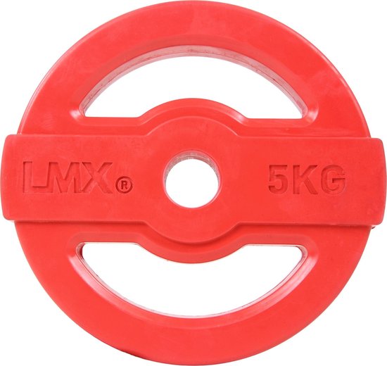 Schijf geschikt voor Body pump 30mm 5 kg - rood | bol.com