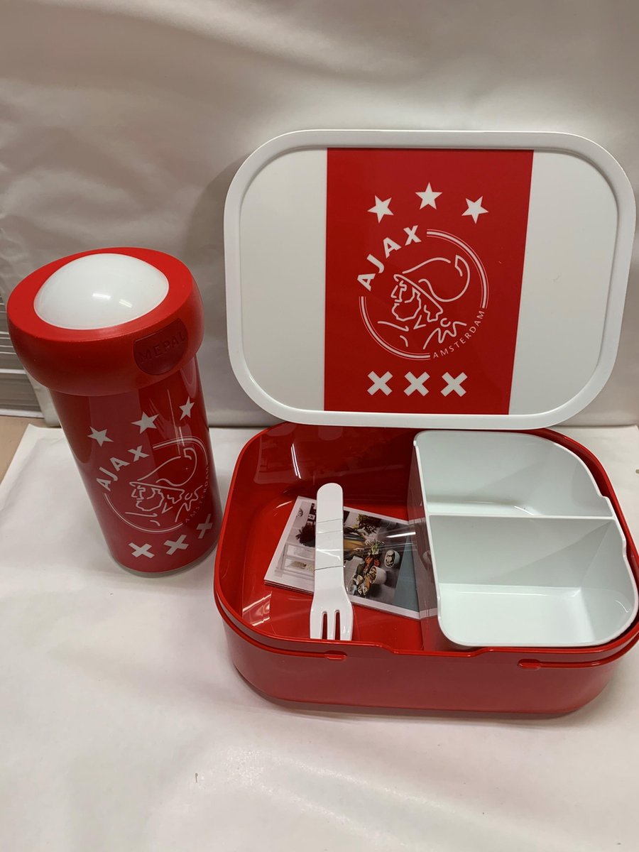 Ajax - Schoolbox- Lunchbox - Beker en Broodtrommel | bol.com