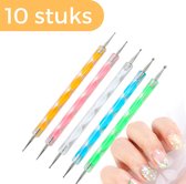 Druppelpennen - Nail Airt Acryl Dotting Pen - Tool Set 10 stuks