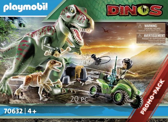 PLAYMOBIL Dinos Explorateur avec quad et tyrannosaure - 71183 | bol.com