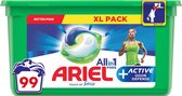 Bol.com Ariel All in 1 Pods Actieve Geurbestrijding Wasmiddel - Voordeelverpakking 3 x 33 Wasbeurten - Wasmiddel Pods aanbieding