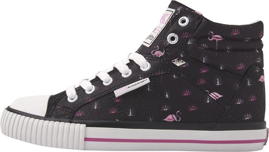 British Knights Dee Hoge Dames Sneakers Flamingo Print - Zwart - Maat 36 |  Bestel nu!