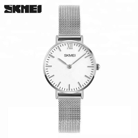 SKMEI Luxe Dameshorloge – Milanese band – Horloge voor Dames – Zilver
