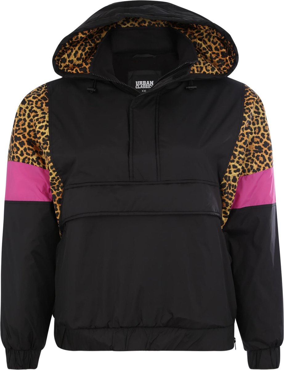 Urban Classics Pullover Jacket -XXL- Mixed Zwart