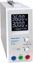 PeakTech 6135 AC / DC laboratoriumvoeding 1 - 15 V / 10 A