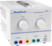 PeakTech 6125 AC / DC laboratoriumvoeding 1 - 15 V / 5 A