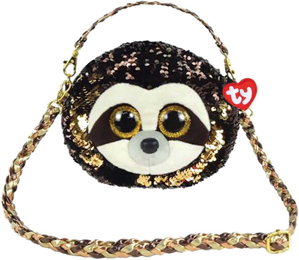 TY Beanie Schoudertas Dangler Luiaard 20 cm - Sloth