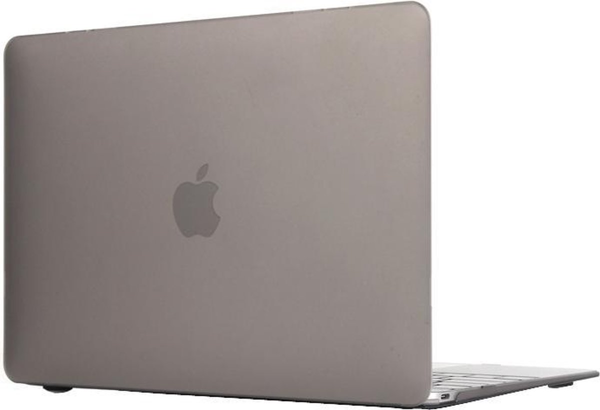 Macbook 12 INCH Case Cover Hoes (A1534)| + Dust Plugs|Grijs / Grey