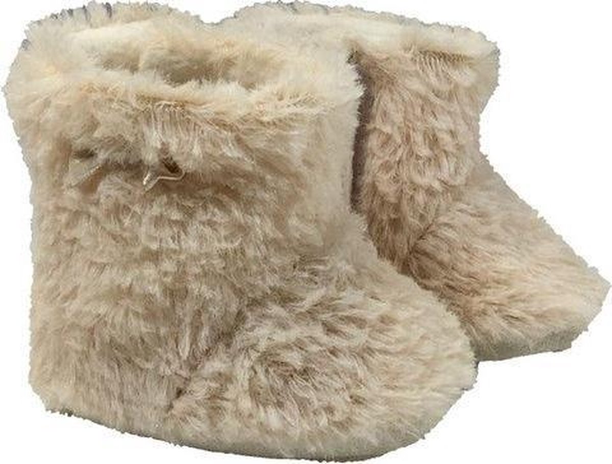 La Petite Couronne babylaarzen Yeti klittenband beige