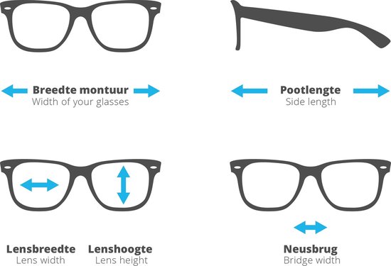 Croon Leesbril Bowie Multifocaal Transparant Sterkte +1,00 | bol.com