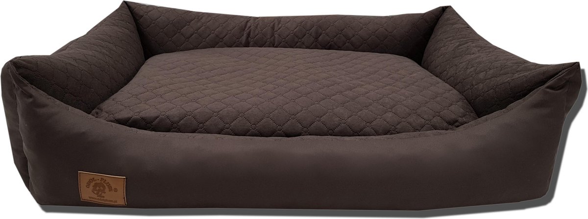 Hondenmand XXL - 100x70 cm - Waterdicht Bruin Polyester - Wasbare Hoes