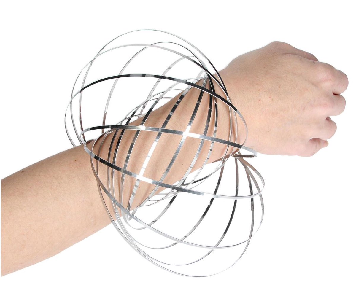 Bracelet magique anti-stress Toroflux, anneau à flux amusant