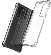 Samsung Galaxy S20 Ultra Hoesje - Anti Shock Hybrid Case - Transparant