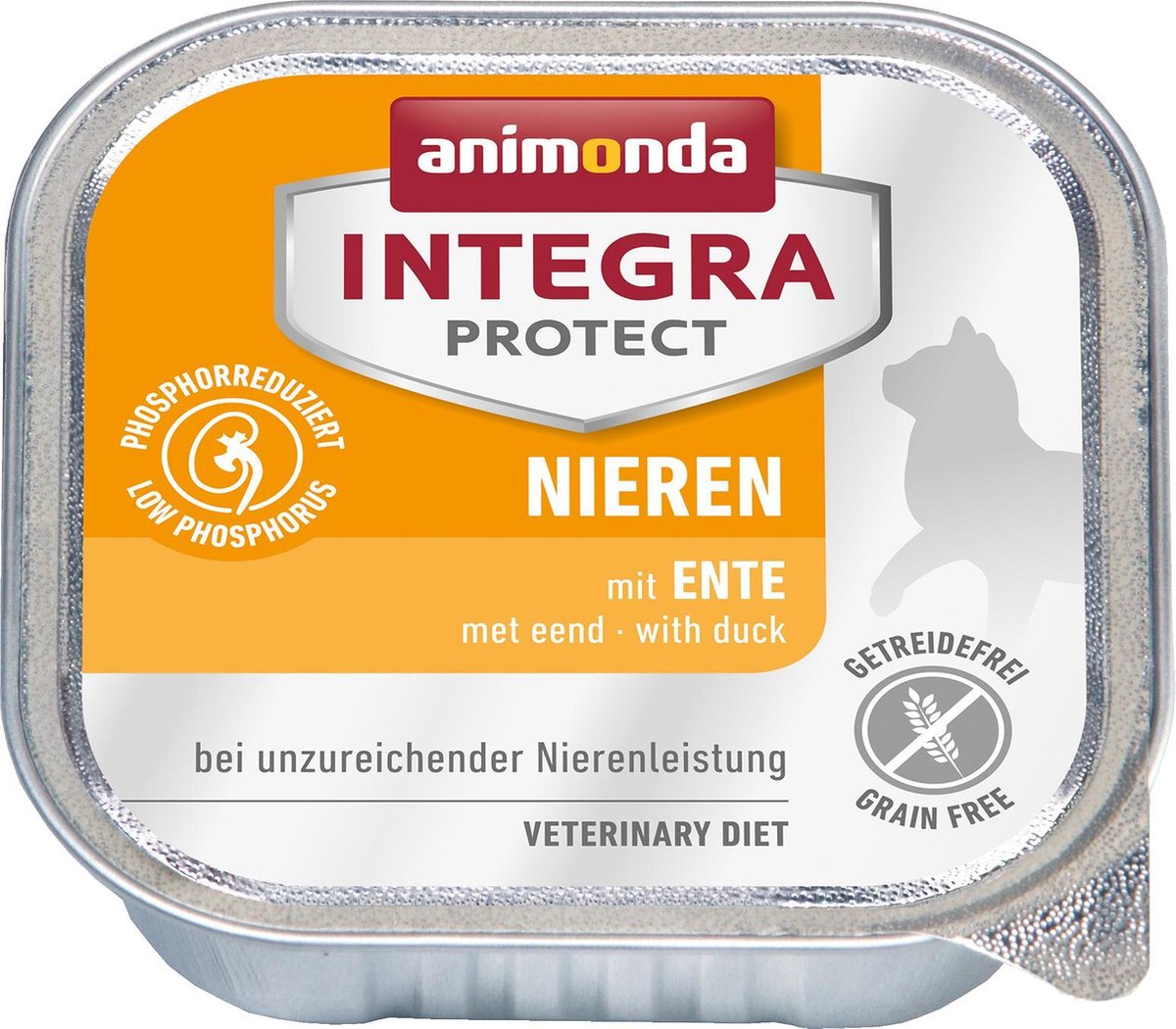 Animonda Animonda Integra Protect Cat Nieren - Eend - 16 x 100 g