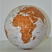 Globe mini 13 cm tournant avec différentes couleurs claires
