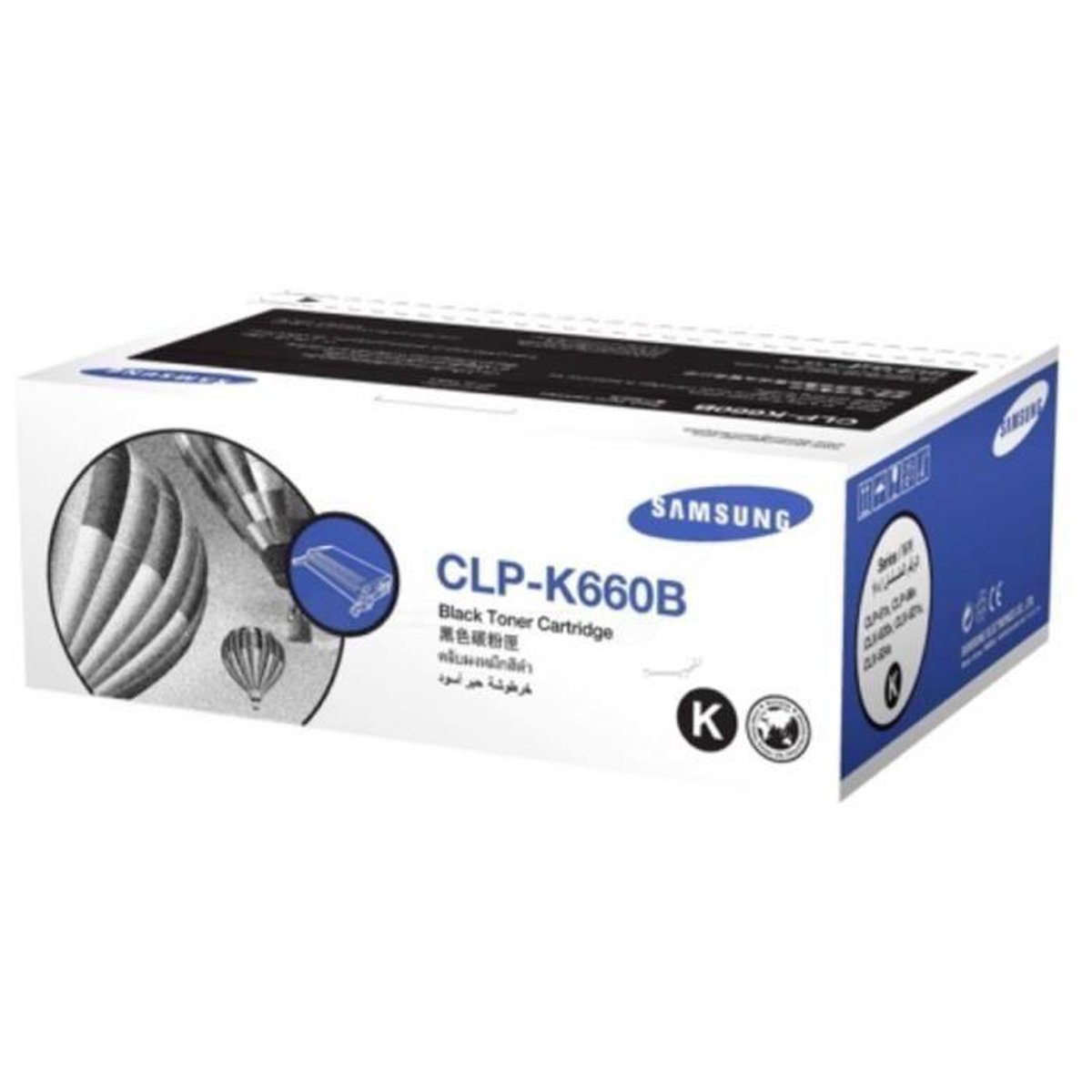 Samsung CLP-K660B - Tonercartridge / Zwart / Hoge Capaciteit