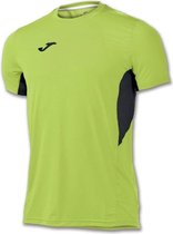 Joma Record II T-Shirt - Fluo Groen / Zwart | Maat: XXL