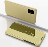 HB Hoesje Geschikt voor Samsung Galaxy S20 Ultra - Clear View Case - Goud