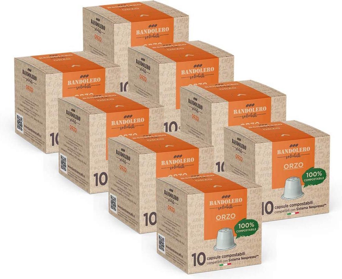 Bol Com Bandolero Gerst Koffie Cups 8x10 In Masterbox Ecocups 100 Composteerbaar