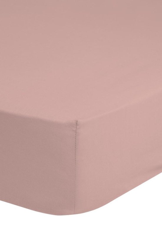 Zachte Katoen/Satijn Hoeslaken Roze | 90x220 | Comfortabel En Soepel | Topkwaliteit