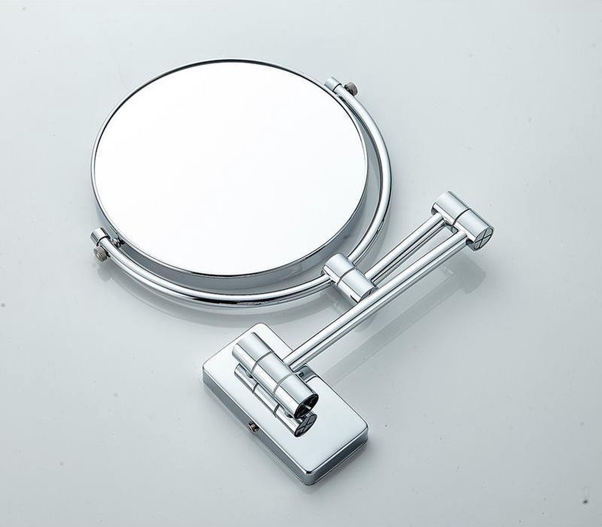 B Beauty Planet Vergrootspiegel met Licht, 8 inch Oplaadbare 1X/20X Dubbelzijdige Vergrootglas Verlichte Make-upspiegel, Dimbare Led Ijdelheidsspiegel met 3 Kleurverlichtingsmodi