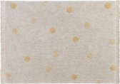 Lorena Canals - Kindervloerkleed - Hippy Dots Natural Honey - 120 x 160 cm