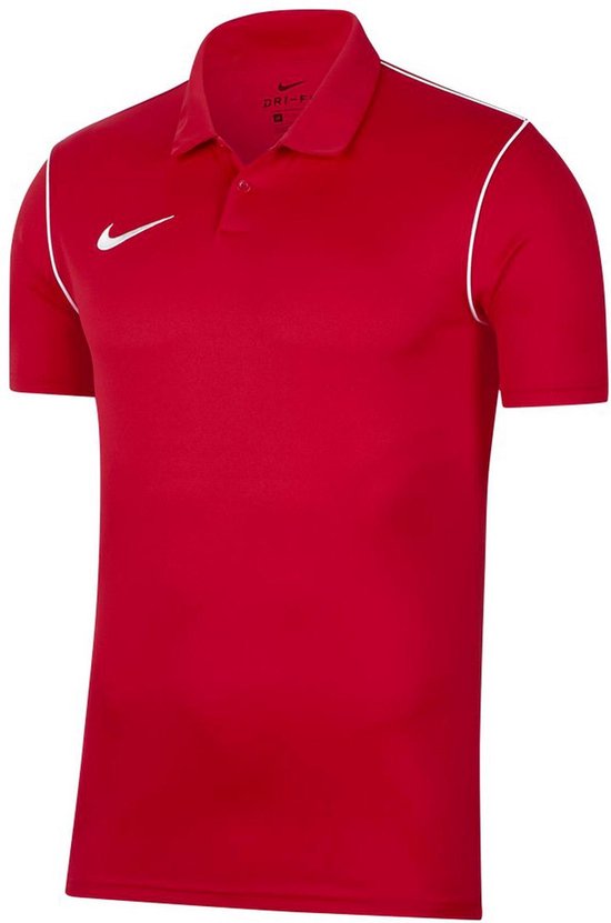 Foto: Nike park 20 sportpolo maat m mannen rood wit