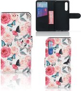 Xiaomi Mi 9 SE Hoesje Butterfly Roses