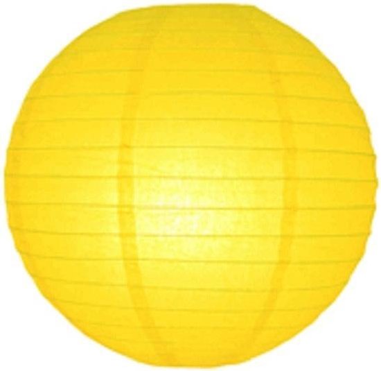 5 x Lampion geel 45 cm
