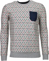 Flamingo - Sweater - Grijs