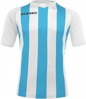 Acerbis Sports JOHAN STRIPED S/SL JERSEY (Sportshirt) WHITE/LIGHT BLUE XXL